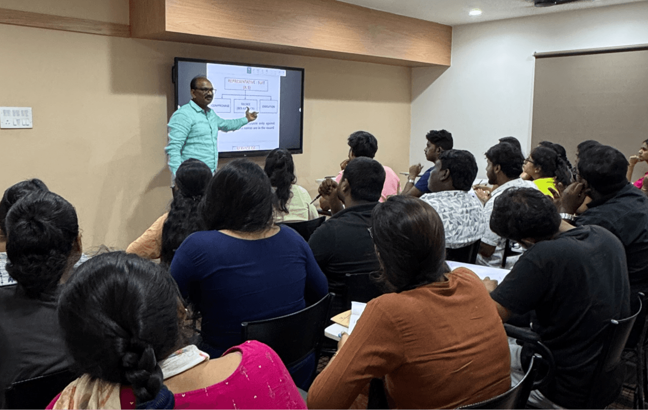 VLS Law Academy classroom session in progress
